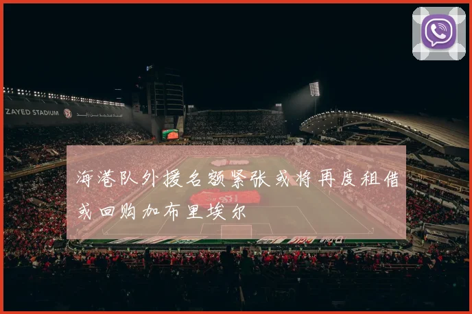 海港队外援名额紧张或将再度租借或回购加布里埃尔